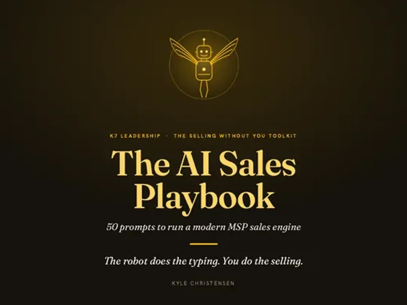 The AI Sales Playbook cover from the toolkit